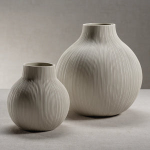 PUNTA MITA CERAMIC VASE - CREAM - LARGE