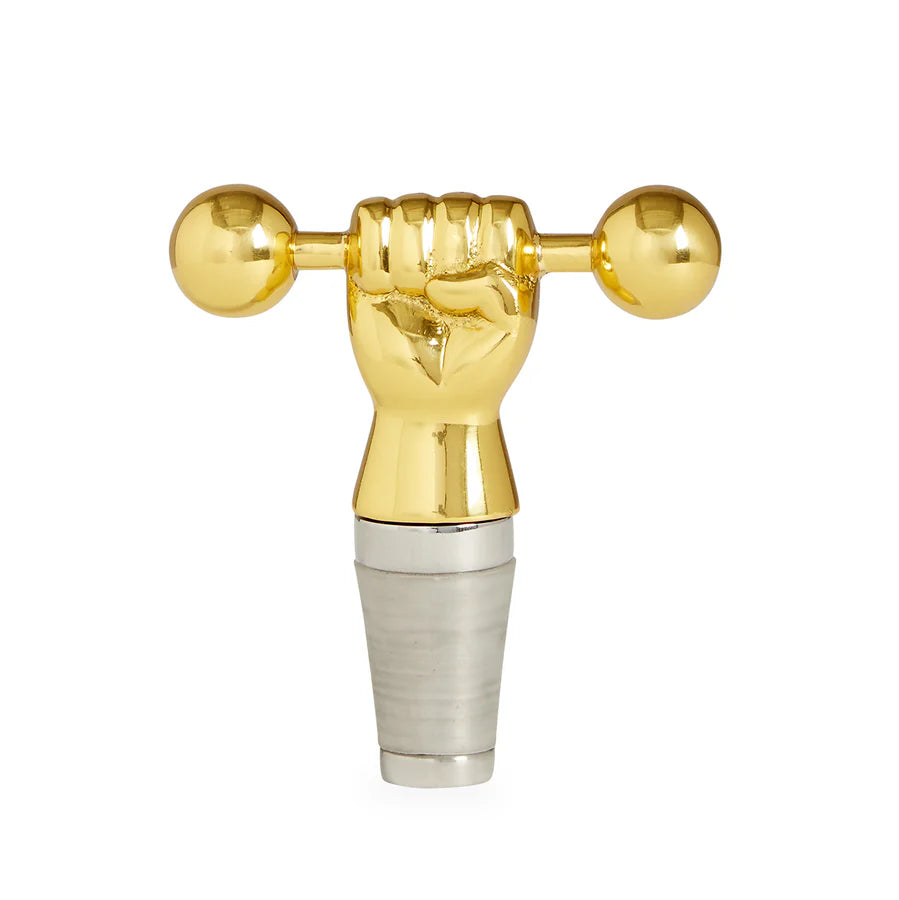 BARBELL BOTTLE STOPPER