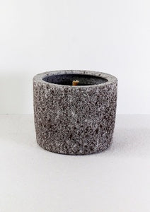 (ASH GREY , MEDIUM) THE FRESCO SERIES - OUTDOOR CANDLES