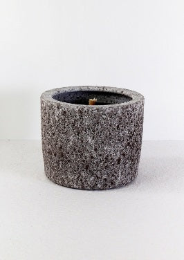 (ASH GREY , MEDIUM) THE FRESCO SERIES - OUTDOOR CANDLES