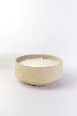 ( IVORY WHITE, SMALL ) THE BARRO SERIES - OUTDOOR CANDLE