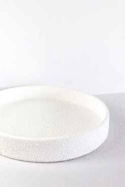 TRAY (PORCELAIN WHITE)-THE FRESCO SERIES