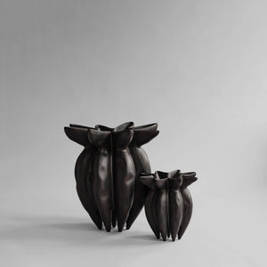 LOTUS VASE, MINI - COFFEE