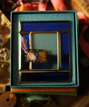 Load image into Gallery viewer, BONNIE COLORED FRAME SMALL SAPPHIRE BLUE (IN GIFTBOX)