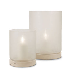 ARAN LANTERN L GLASS CLEAR