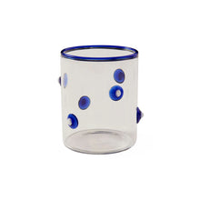 Load image into Gallery viewer, BOXED DOTTIE ROCKS GLASSWARE BLUE SET OF 4