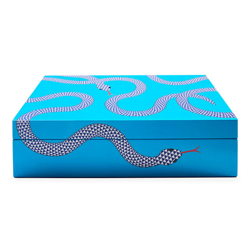EDEN LACQUER BOX BLUE LARGE
