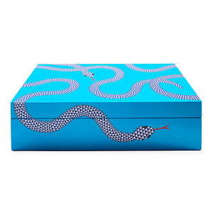 EDEN LACQUER BOX BLUE LARGE