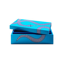 Load image into Gallery viewer, EDEN LACQUER BOX BLUE SMALL