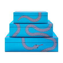 Load image into Gallery viewer, EDEN LACQUER BOX BLUE SMALL