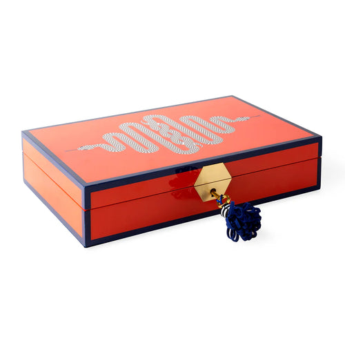 SNAKE LACQUER JEWELRY BOX