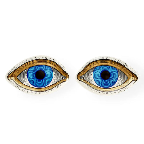 EYE TRINKET TRAYS, SET OF 2