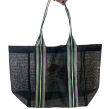 Load image into Gallery viewer, FORAGE BLACK RECYLCLED SHOPPER