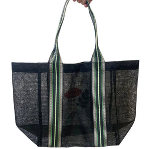 FORAGE BLACK RECYLCLED SHOPPER