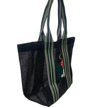 Load image into Gallery viewer, FORAGE BLACK RECYLCLED SHOPPER