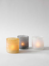 Load image into Gallery viewer, FROST CANDLE HOLDER, AMBER SM