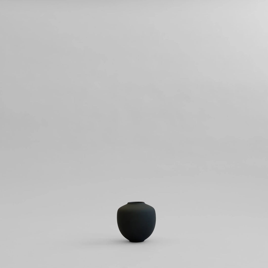 SUNAO VASE, PETIT - BLACK