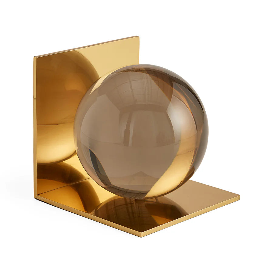 GLOBO BOOKEND SET - SMOKE