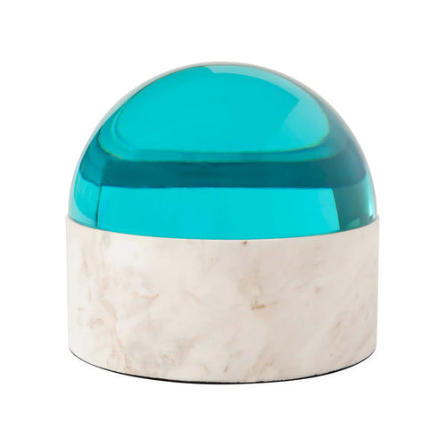 GLOBO BOX-BLUE-MEDIUM-MARBLE