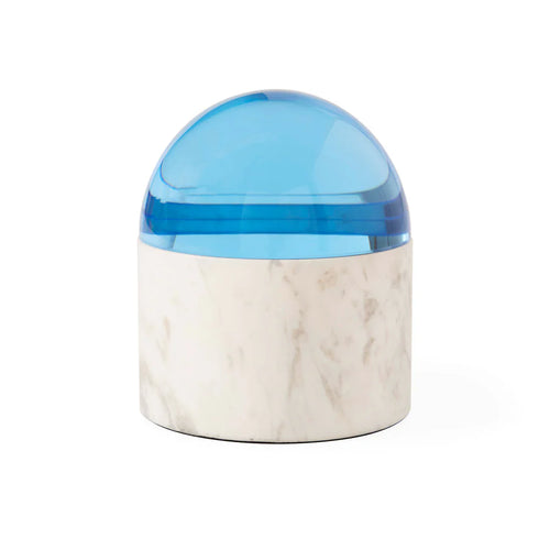 GLOBO BOX-BLUE-SMALL-MARBLE
