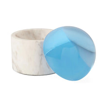 Load image into Gallery viewer, GLOBO BOX-BLUE-SMALL-MARBLE