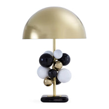 Load image into Gallery viewer, GLOBO TABLE LAMP-BLACK MARBLE