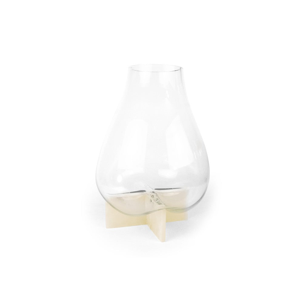 VASE CROSS GRAVITY TRANSPARENT/ALBÁTRE