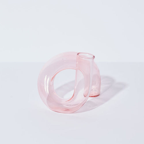 TWIST VASE / CANDLE HOLDER IN PINK