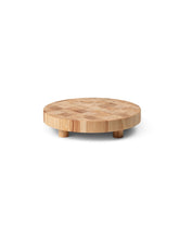 Load image into Gallery viewer, SMALL CHESS CUTTING BOARD, ROUND