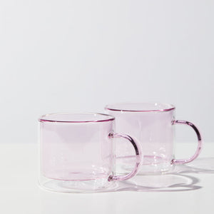 DOUBLE TROUBLE CUP SET IN PINK