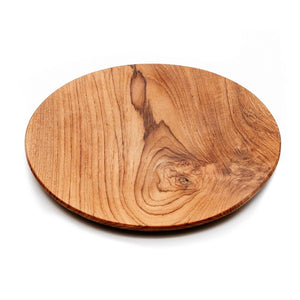 THE TEAK ROOT ROUND PLATE, XL
