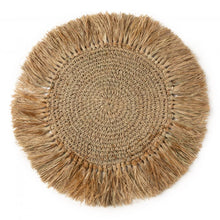 Load image into Gallery viewer, THE CROCHET RAFFIA PLACEMAT, NATURAL