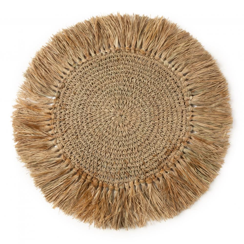 THE CROCHET RAFFIA PLACEMAT, NATURAL