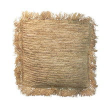 Load image into Gallery viewer, THE RAFFIA CUSHION COVER SQUARE, NATURAL