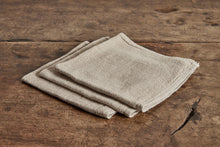 Load image into Gallery viewer, NAPKIN EMPREINTE, NATURAL SET OF 6