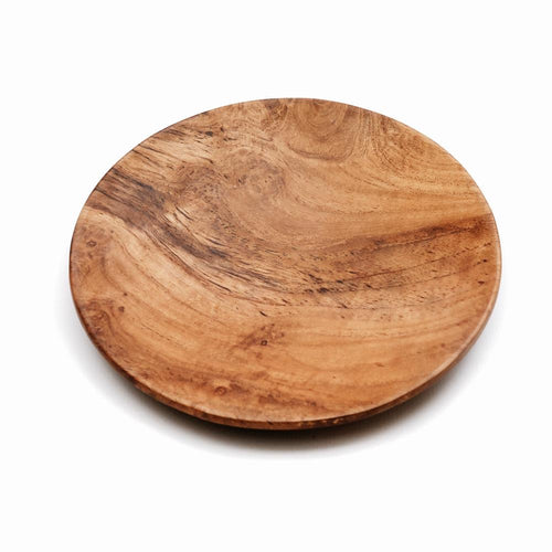 THE TEAK ROOT ROUND PLATE, MED