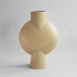 SPHERE VASE BULB, GIANT - SAND