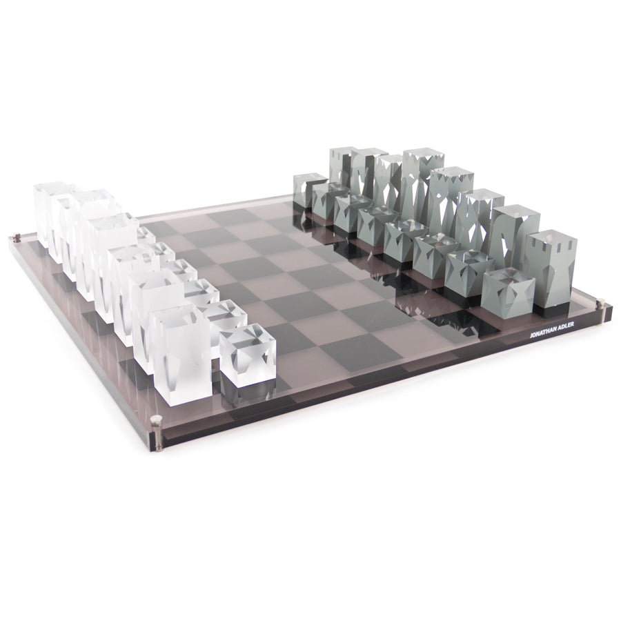 ACRYLIC CHESS SET BLACK