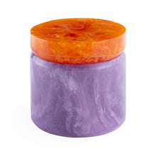 Load image into Gallery viewer, MUSTIQUE BOX - LARGE - PURPLE/ORANGE