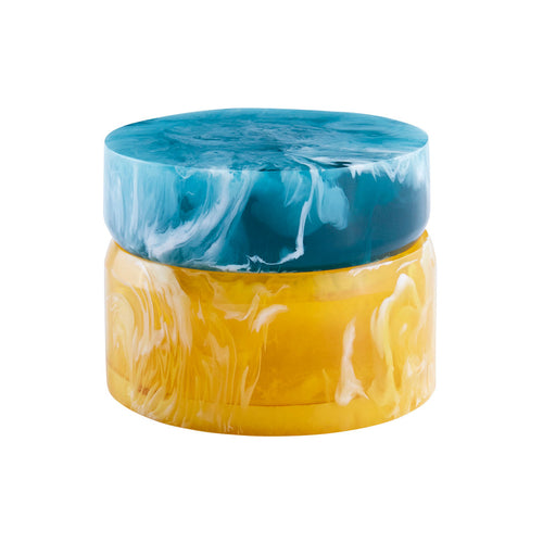 MUSTIQUE BOX - SMALL - YELLOW/TURQUOISE