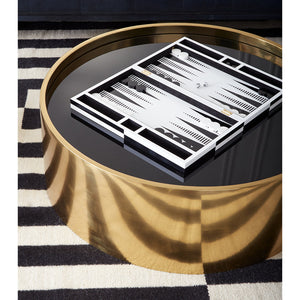 OP ART BACKGAMMON SET