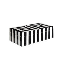 Load image into Gallery viewer, SMALL OP ART LACQUER BOX