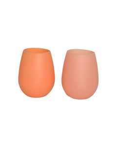 FEGG | UNBREAKABLE SILICONE TUMBLERS | PEACH + PETAL