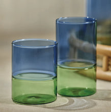 Load image into Gallery viewer, RIVIERA TWO-TONED GLASS TUMBLER (SET OF 6)