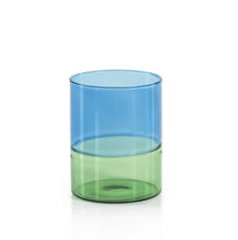 Load image into Gallery viewer, RIVIERA TWO-TONED GLASS TUMBLER (SET OF 6)