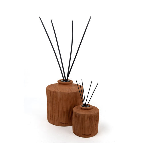 DIFFUSEUR CERAMIQUE STRIEE TERRACOTA 3L/ AMBER MANDARINE