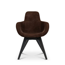 Load image into Gallery viewer, SCOOP CHAIR HIGH BACK BLACK LEG