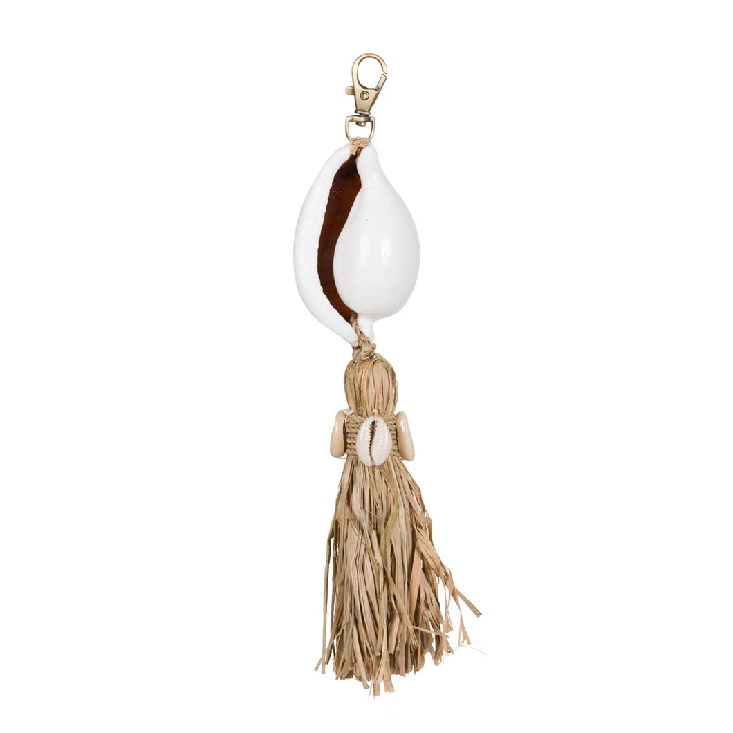 THE KUBU KEYCHAIN - WHITE NATURAL