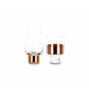 TANK LOW BALL GLASSES, COPPER X2