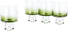 Load image into Gallery viewer, TANK GIFT SET LOW BALL GLASSES X 4 GREEN